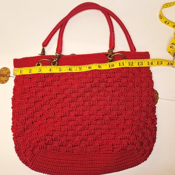 The Sak Hobo Bucket Bag in Raspberry Red - Picture 6 of 8